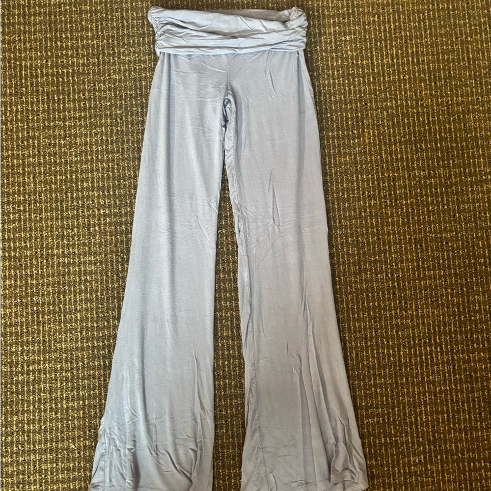 Women’s Urban Outfitters Blue Fold Over Flair Leggings